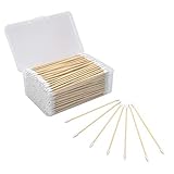BOOSTEADY 6 Inch Cotton Gun Cleaning Swabs with Bamboo Handle in Storage Case（Choose Your Tip）
