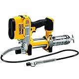 DEWALT 20V MAX Grease Gun, Cordless, 42” Long Hose, 10,000 PSI, Variable Speed Triggers, Bare Tool Only (DCGG571B), Black/Yellow