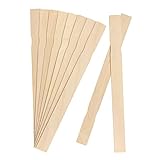 25 Pack Paint Stir Sticks, 12 Inch Wooden Paint Sticks for Mixing, Paint Stirrers, Garden and Library Markers