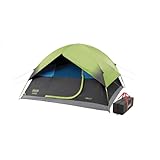 Coleman Dark Room Sundome Camping Tent, 4/6 Person Tent Blocks 90% of Sunlight and Keeps Inside Cool, Lightweight Tent for Camping Includes Rainfly, Carry Bag, and Easy Setup