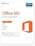 Microsoft Office 365 Home | 1-year subscription, 5 users, PC/Mac Key Card