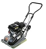 Dirty Hand Tools | 104001 | Vibratory Plate Compactor | 196CC 2,922 Lbs. Force | 21.26 x 16.54 Inch Plate Size | Removable Paving Pad Included