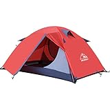 Hewolf Backpacking Tent Lightweight Tent for 2 Person,Tent Waterproof Double Layer Tent for Hiking Camping Fishing Garden Beach