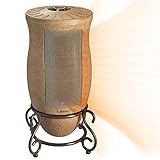 Lasko Oscillating Ceramic Designer Series Space Heater for Home with Adjustable Thermostat, Timer and 2-Speeds, 16 Inches, 1500W, Beige, 6405
