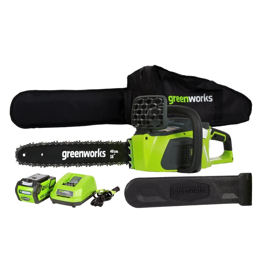 GreenWorks 20312 G-MAX 40V 16-Inch Cordless Chainsaw