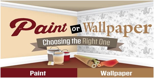 Sollten Sie Ihre Wände streichen oder eine Tapete anbringen lassen?